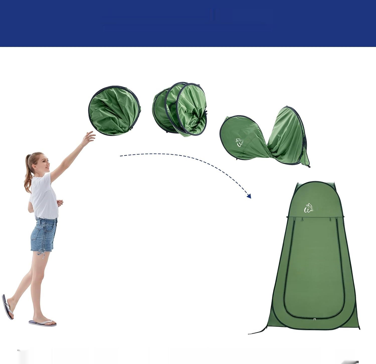 WolfWise Prysznicowy Namiot Toaletowy Plaża Przenośna Przebieralnia