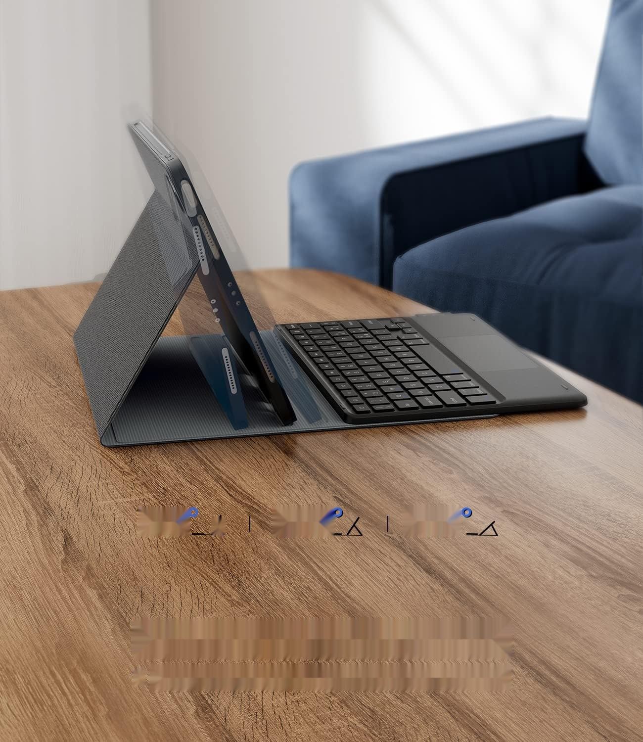 Earto iPad Air 11 Klawiatura, Klawiatura do iPad Pro 11 z touchpadem.