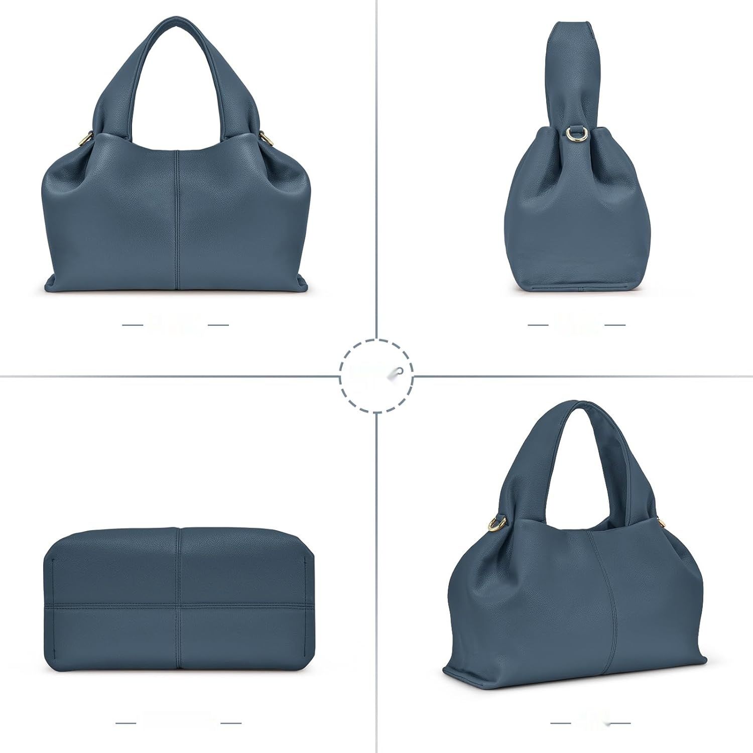 Oscaurt Chmara Chmurki Damska Mała Torebka PU Skórzana Torebka