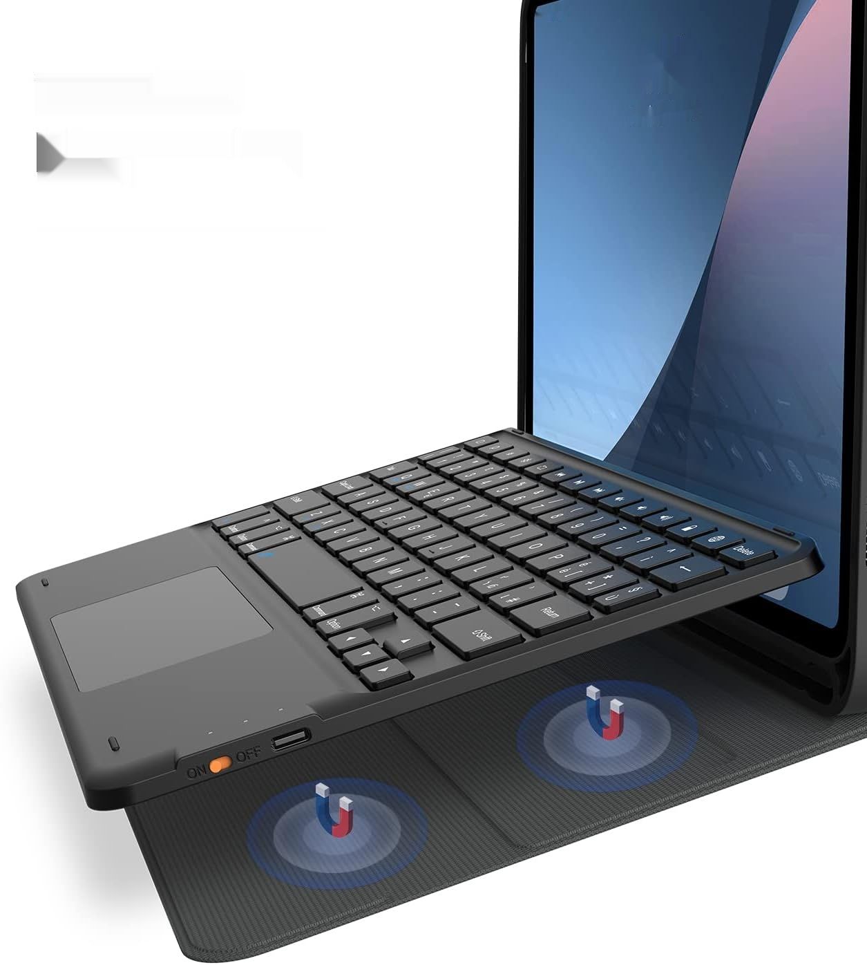 Earto iPad Air 11 Klawiatura, Klawiatura do iPad Pro 11 z touchpadem.