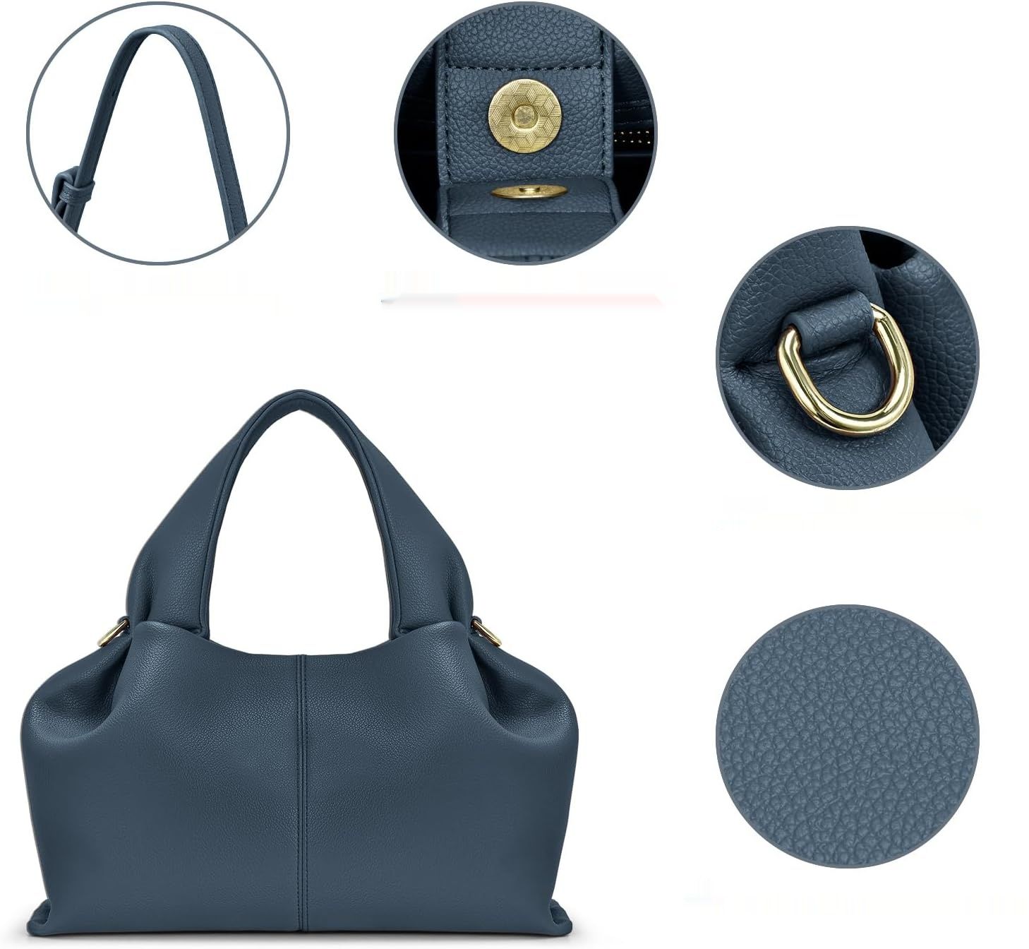 Oscaurt Chmara Chmurki Damska Mała Torebka PU Skórzana Torebka