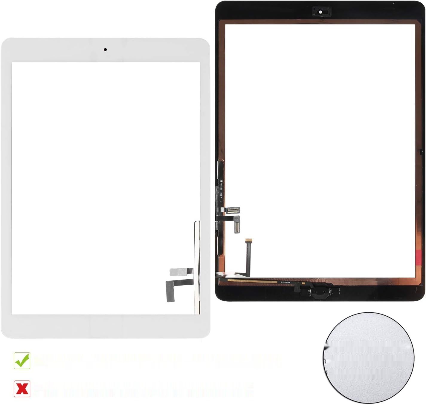 Zamienny Ekran Cyfrowy dla iPad 2017 iPad 5 Gen 9,7 cala A1822 A1823