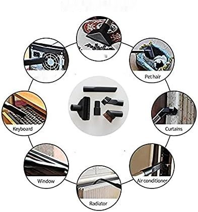 Akcesoria do odkurzacza Buysk, zestaw szczotek z dyszą złączeniową.