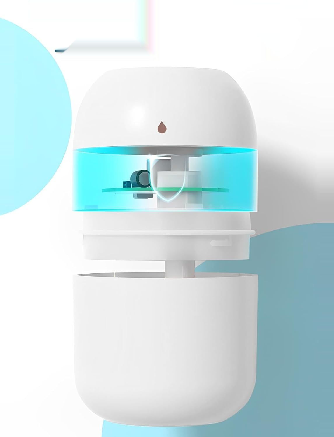 NIUAWASA Mini Nawilżacz - 220ml USB z Zimną Mgłą Dyfuzor