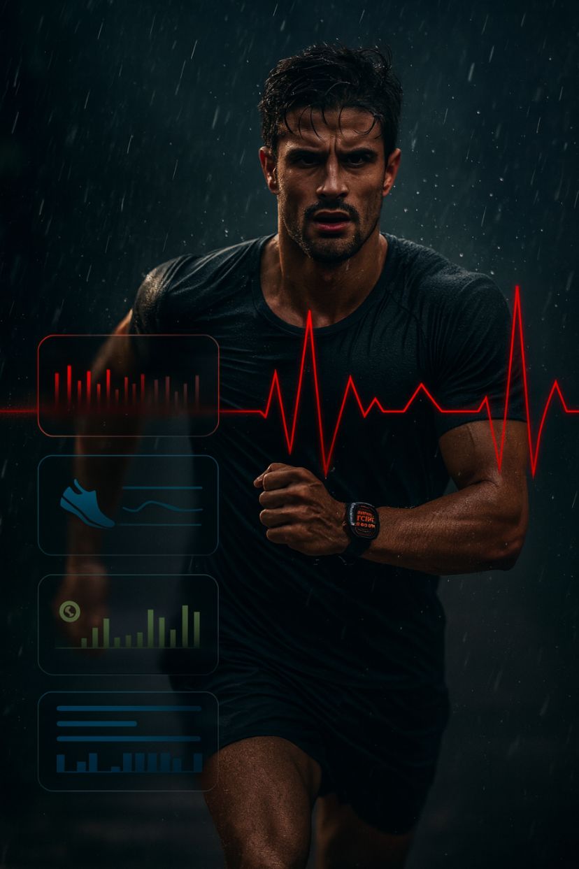 LIGE Męski Smartwatch z funkcją telefonu, 1.43-calowy Smartwatch AMOLED