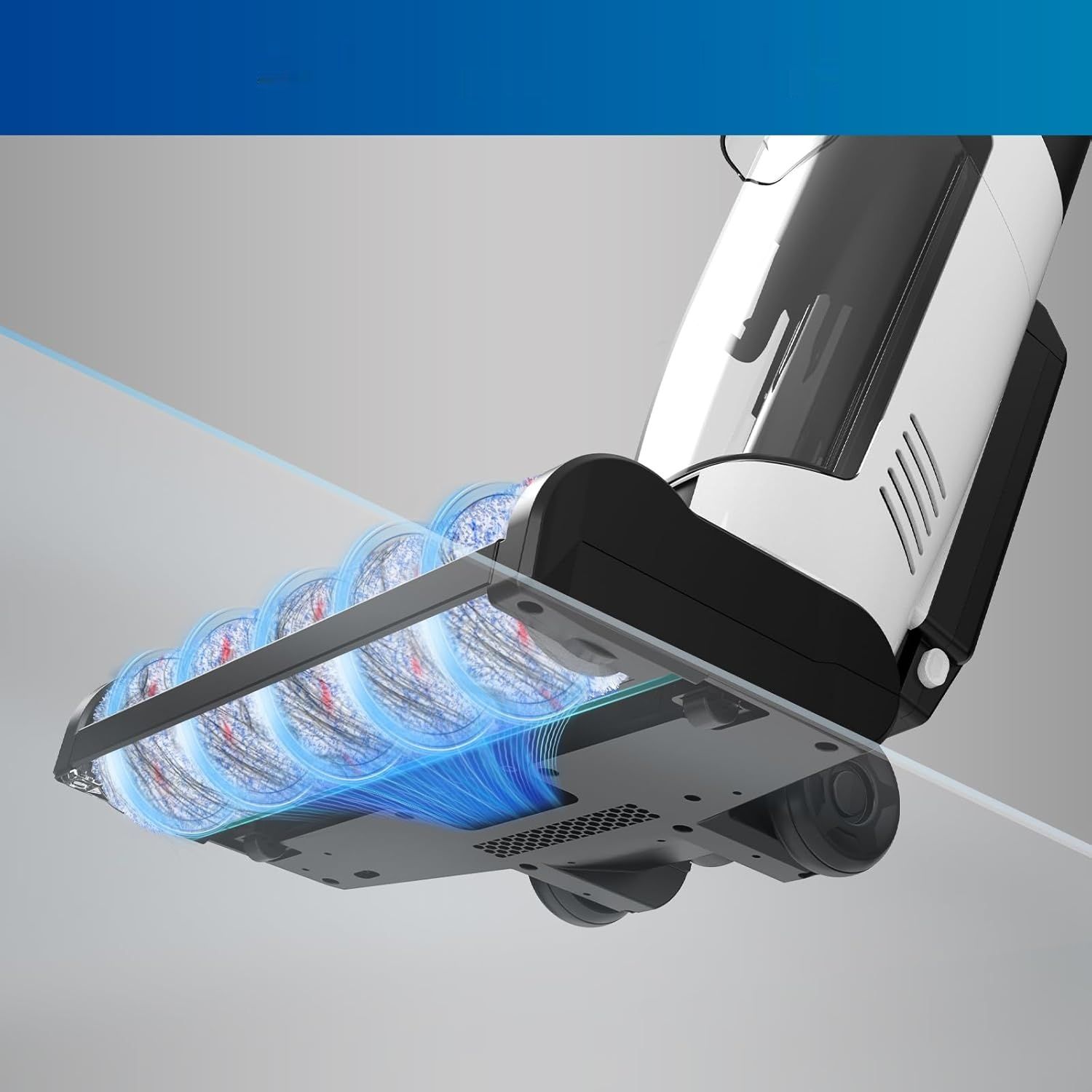 SUNSMAI Odkurzacz z Mopem, Bezprzewodowy Odkurzacz z Systemem Samooczyszczania