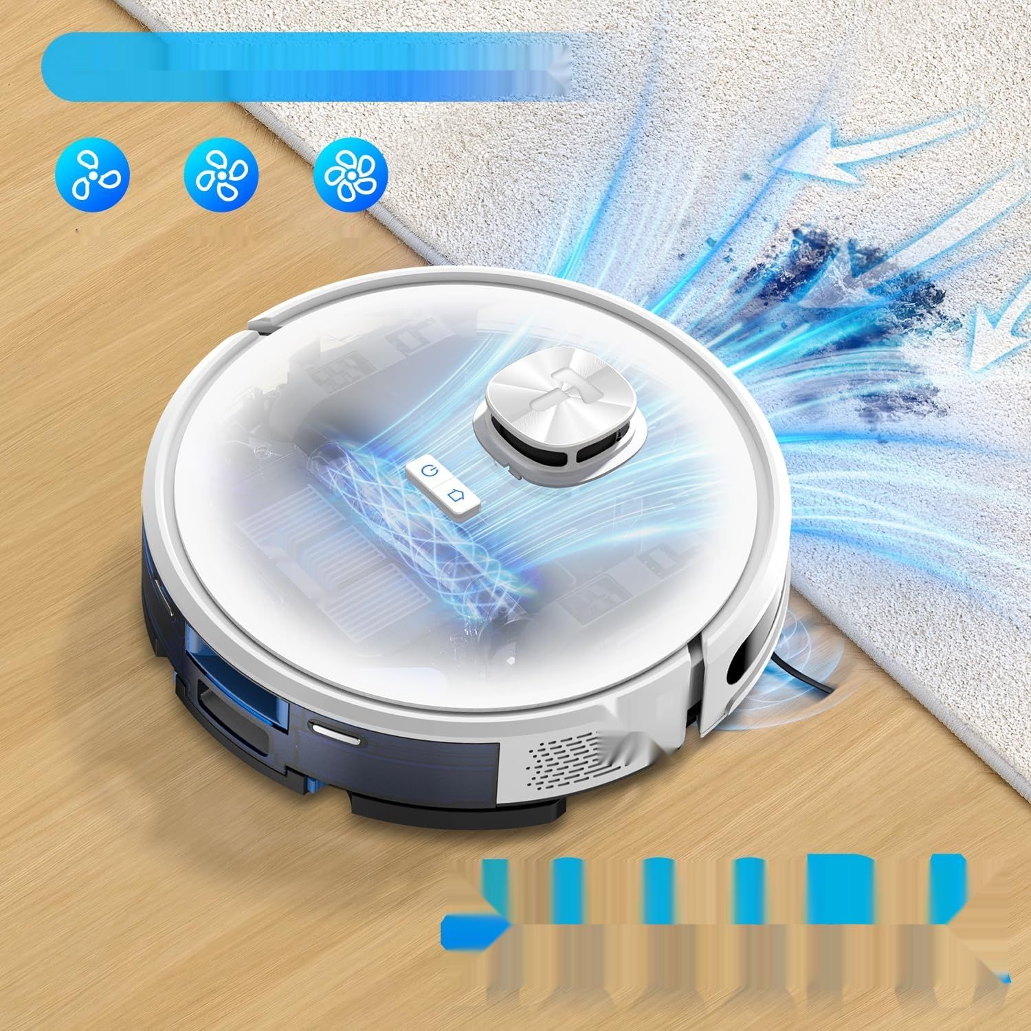 Tikom L9000 Odkurzacz Robot z funkcją mopowania, nawigacja LiDAR