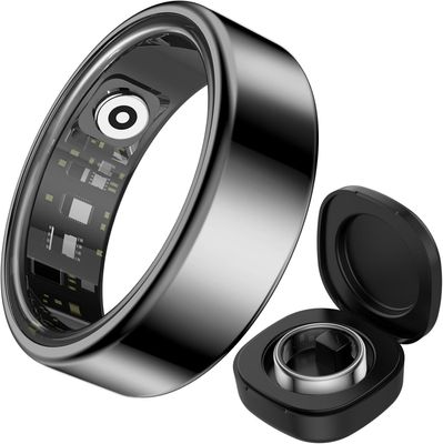 Pierścień Smart dla Mężczyzn i Kobiet z funkcjami monitorowania kondycji.