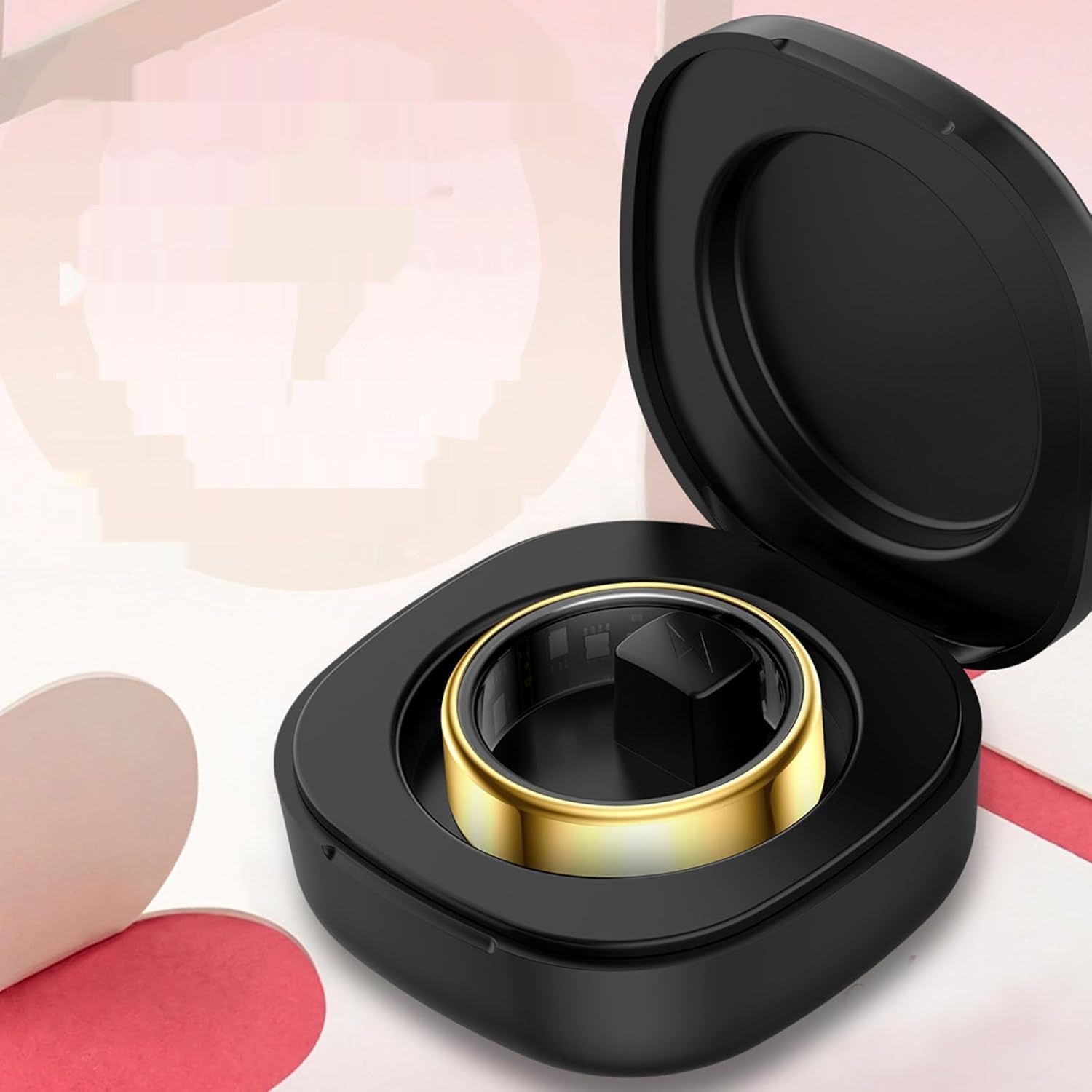 Pierścień Smart dla Mężczyzn i Kobiet z funkcjami monitorowania kondycji.