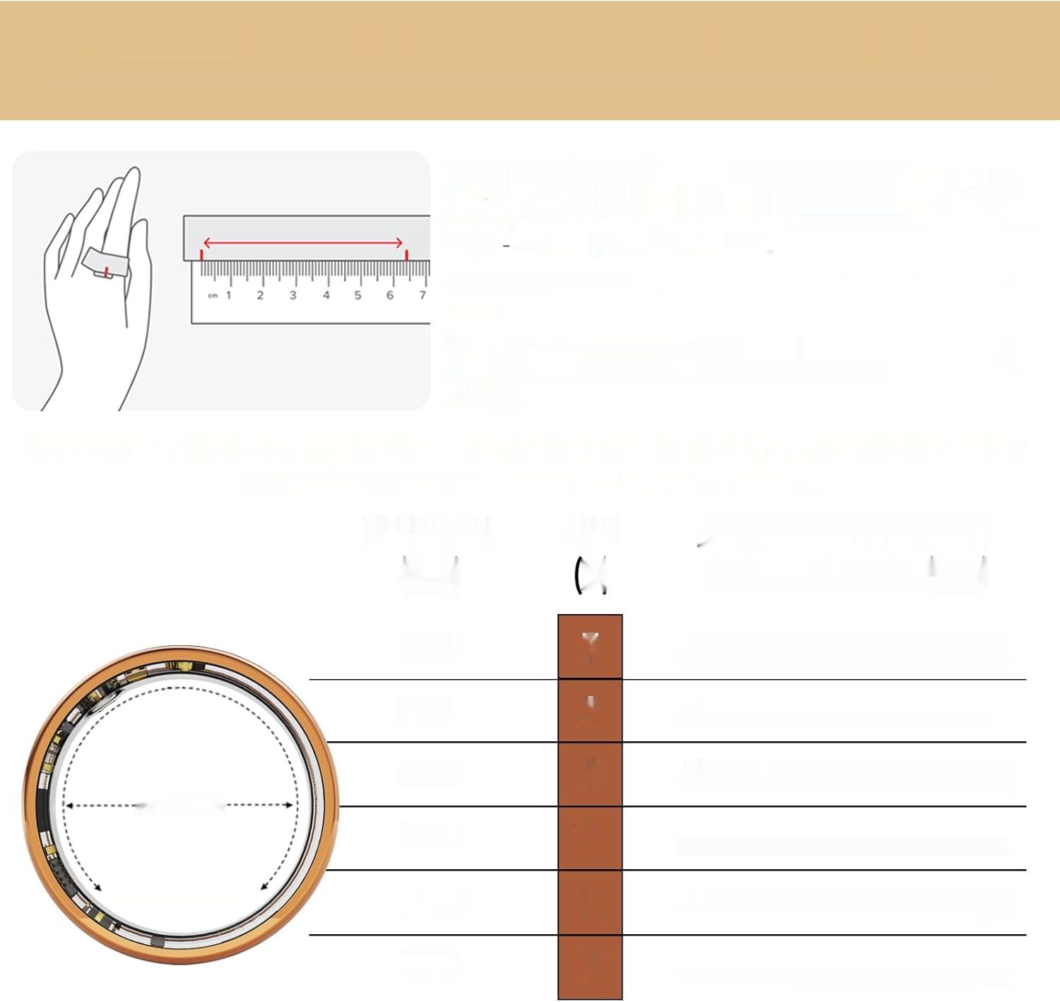 findtime Smart Ring Smartringen dla kobiet