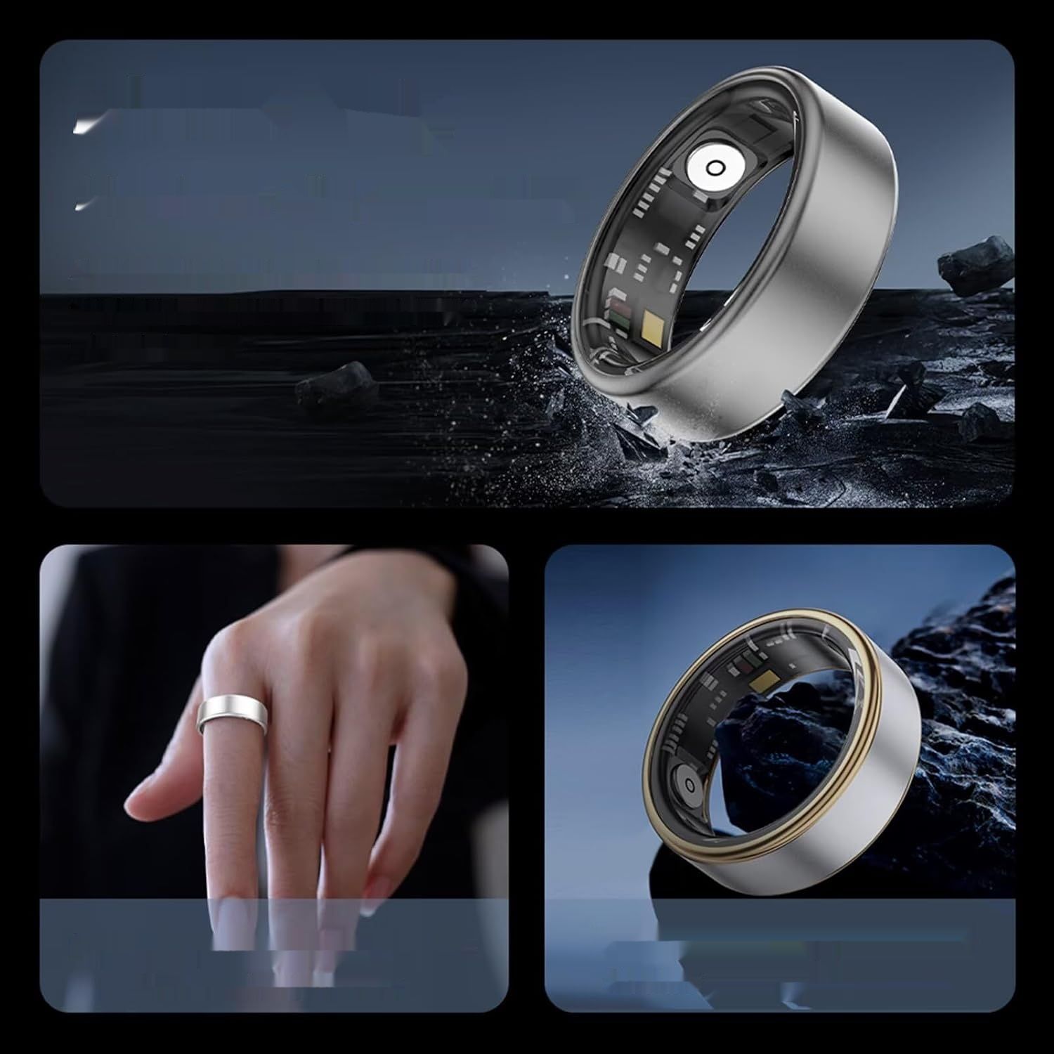 Smart Ring Android iOS Tracker Fitness Pierścień