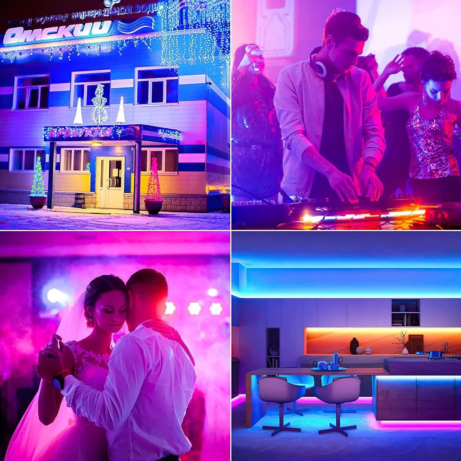 UKing 336 LED 80W RGBW Ścienna Belka Świetlna z Kontrolą DMX512