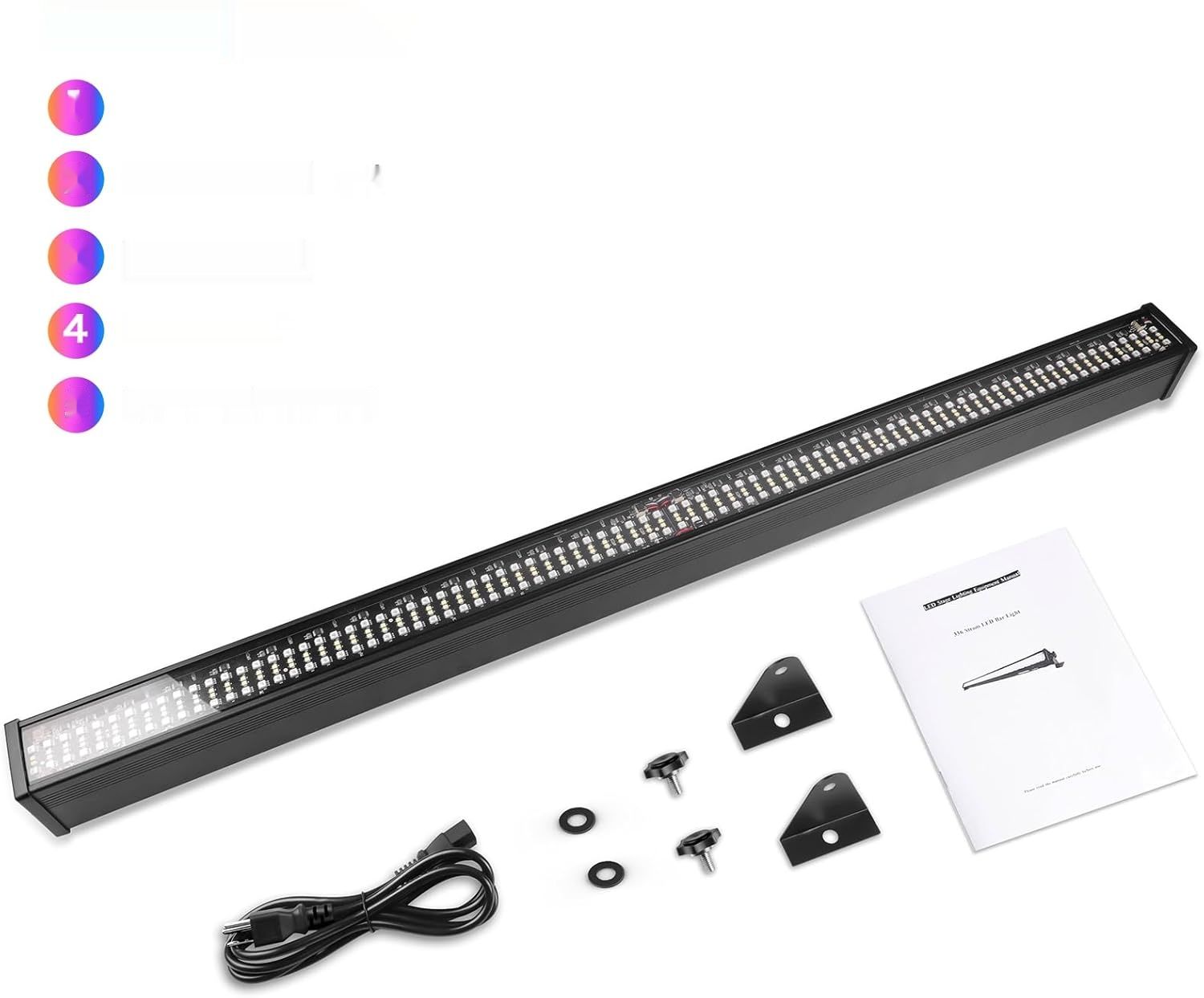 UKing 336 LED 80W RGBW Ścienna Belka Świetlna z Kontrolą DMX512