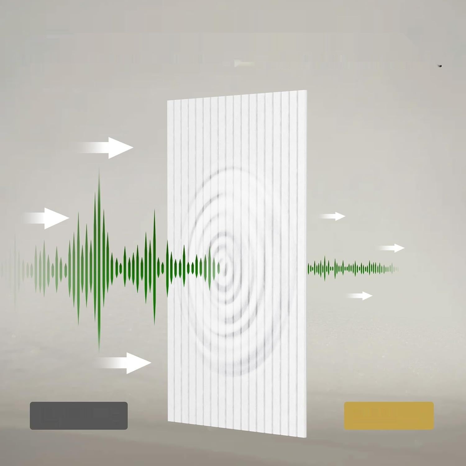 TONOR 6 Zestaw Dużych Paneli Akustycznych, 120x60x0,9cm