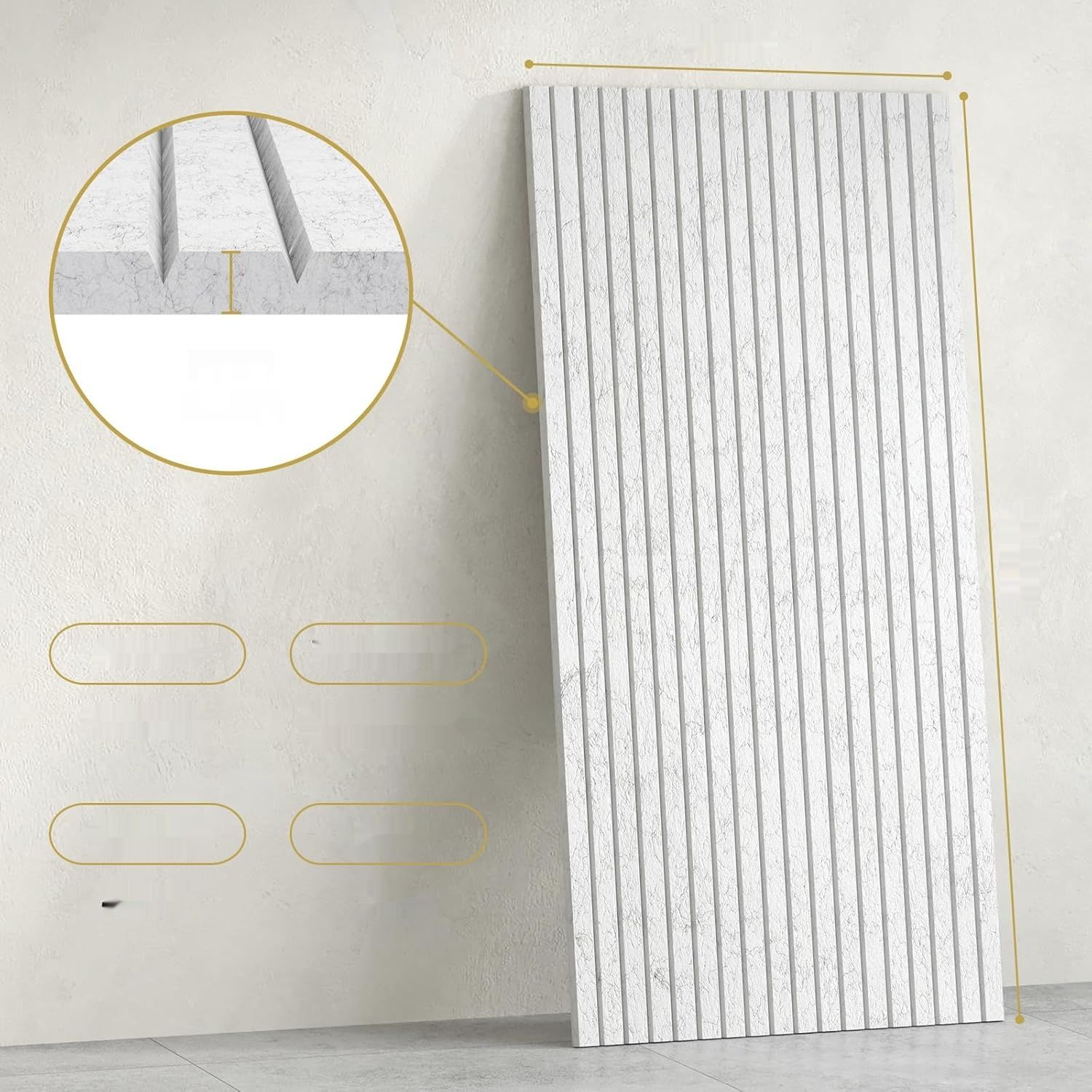 TONOR Zestaw 4 paneli akustycznych samoprzylepnych