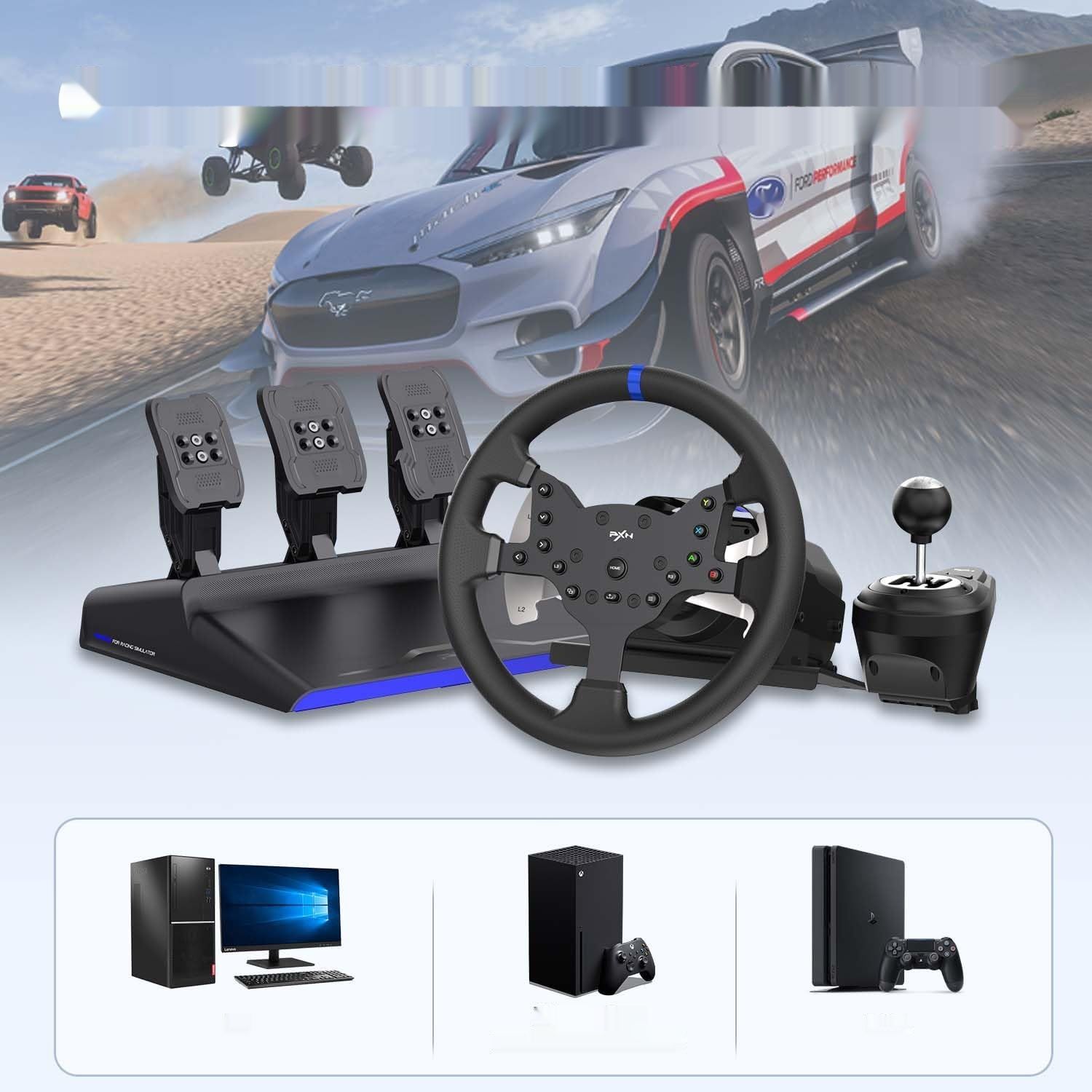 PXN V99 Kierownica PC, Xbox One, Xbox Series X/S, PC, PS4