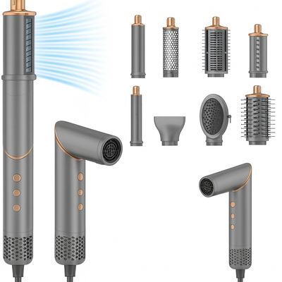 UKLISS 8 w 1 Pro Airstyler &amp; suszarka do włosów z jonizacją 1400W