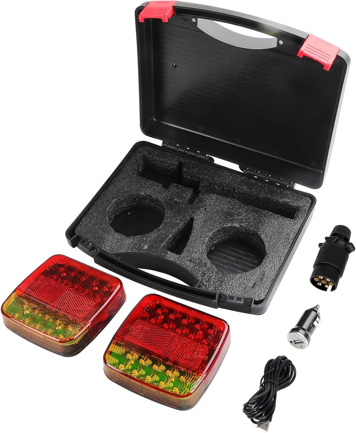 AOHEWEI Bezprzewodowe lampy LED Zestaw świateł tylnych z magnesami