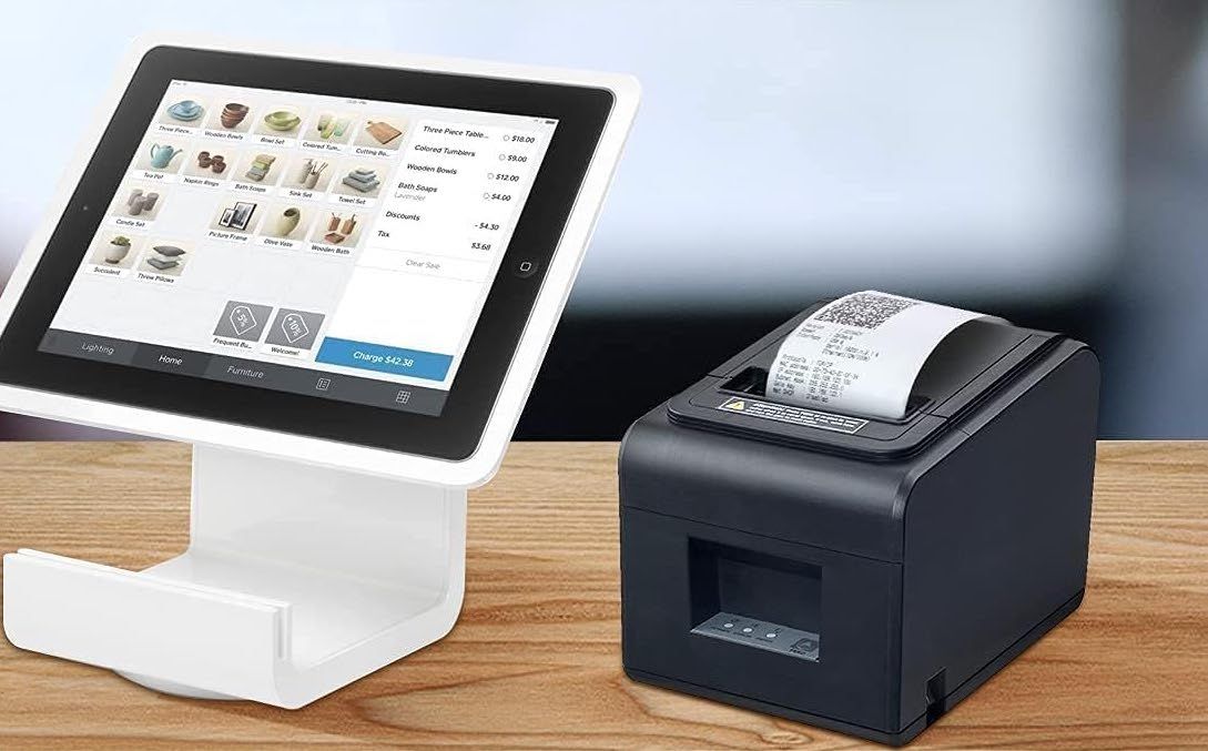 Drukarka termiczna 58 mm, drukarka biletów VRETTI z portem szeregowym USB