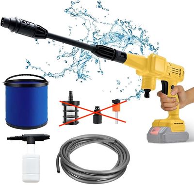 Myjka ciśnieniowa Honeyhouse 20V, maks. 507 PSI, przenośny czyścik.