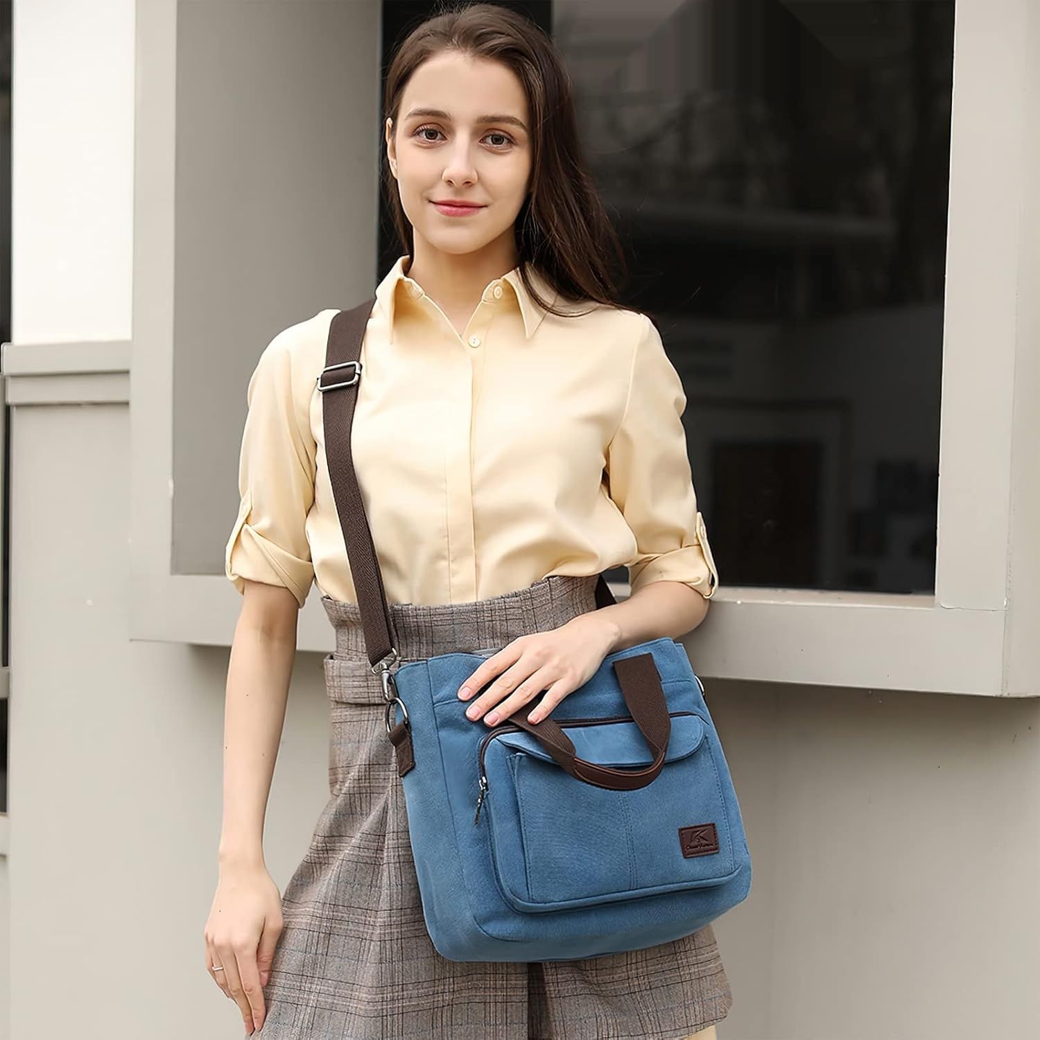 DIRRONA Torba damska Canvas