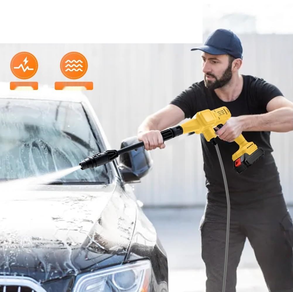 Myjka ciśnieniowa Honeyhouse 20V, maks. 507 PSI, przenośny czyścik.