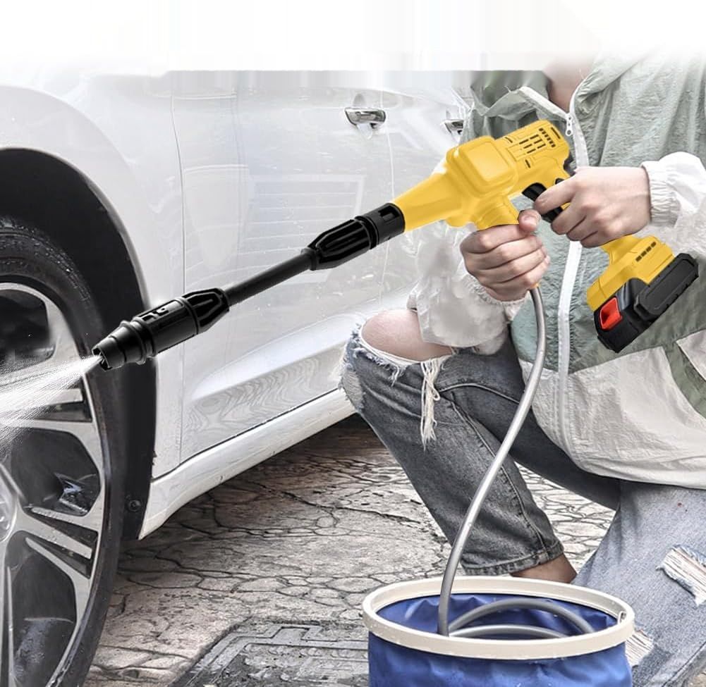 Myjka ciśnieniowa Honeyhouse 20V, maks. 507 PSI, przenośny czyścik.
