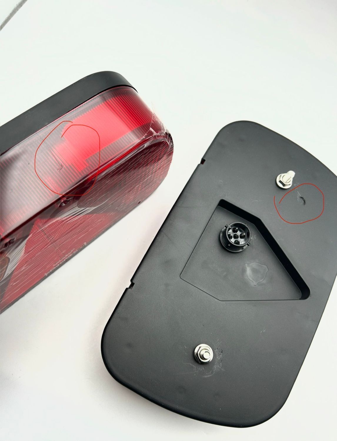 AOHEWEI Zestaw Tylnych Świateł Przyczepy Lampa Hamulcowa