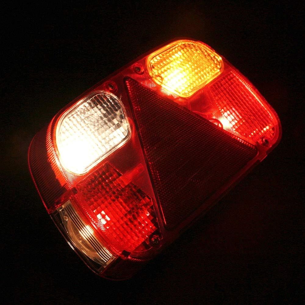 AOHEWEI Zestaw Tylnych Świateł Przyczepy Lampa Hamulcowa