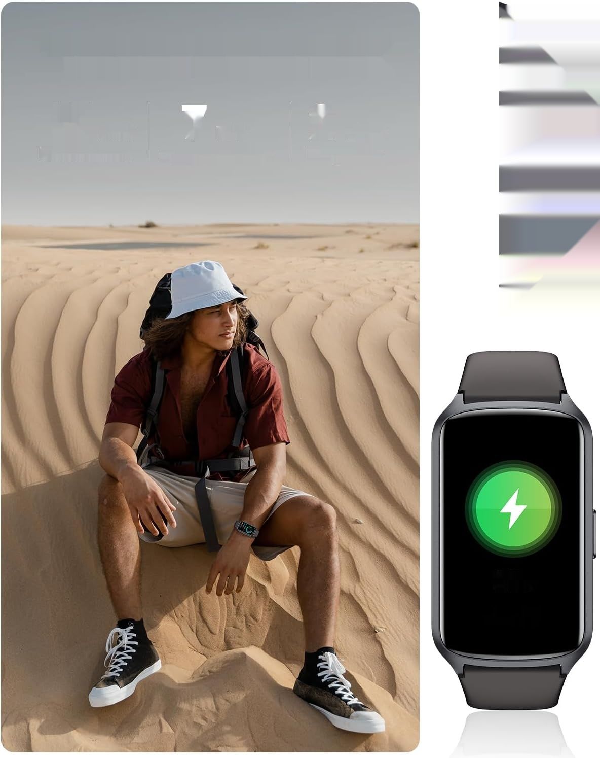 Fitness Tracker Zegarek sportowy dla kobiet i mężczyzn