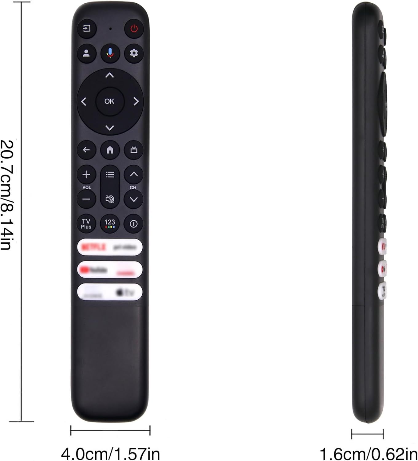 Pilot Zastępczy do Telewizorów TCL 4K UHD LCD LED Smart TV