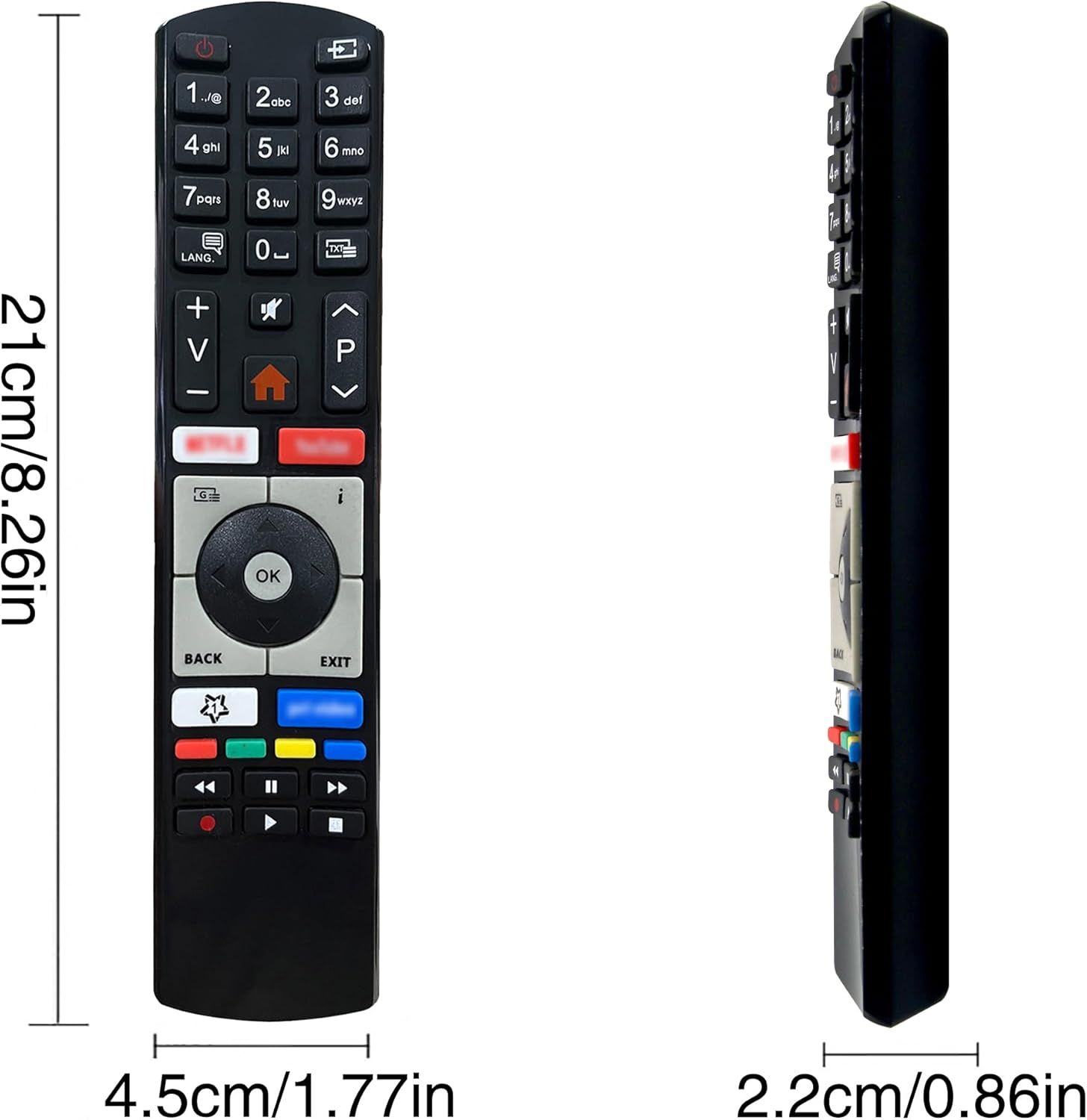 Pilot uniwersalny RC4318P do telewizorów 4K Ultra HDTV