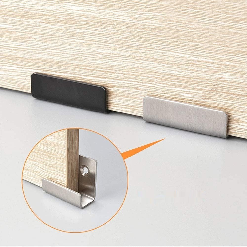 8 haczyków do garderoby, stal nierdzewna, z akcesoriami.