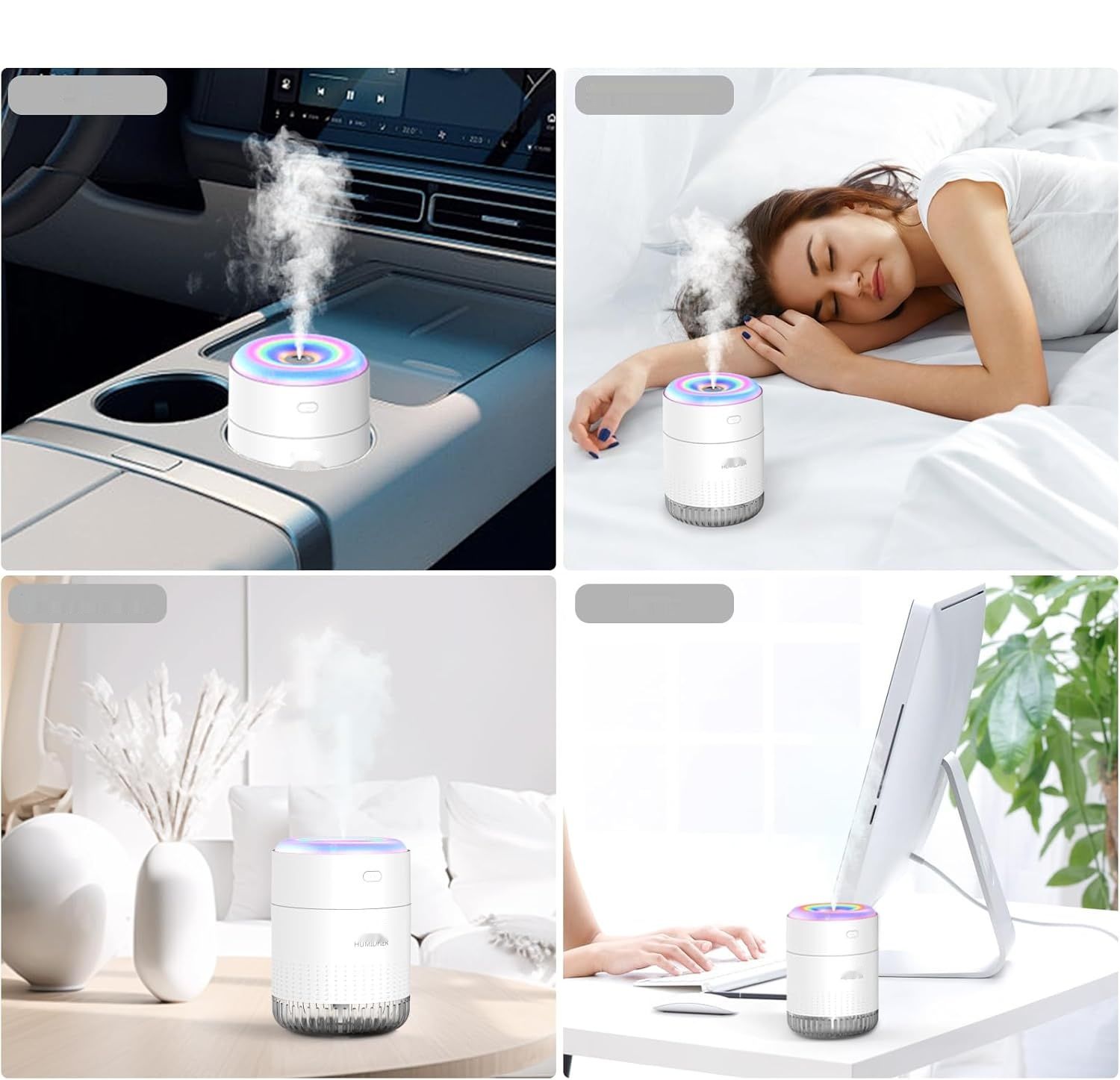 SZO Nawilżacz Mini  wewnętrzny z oświetleniem LED