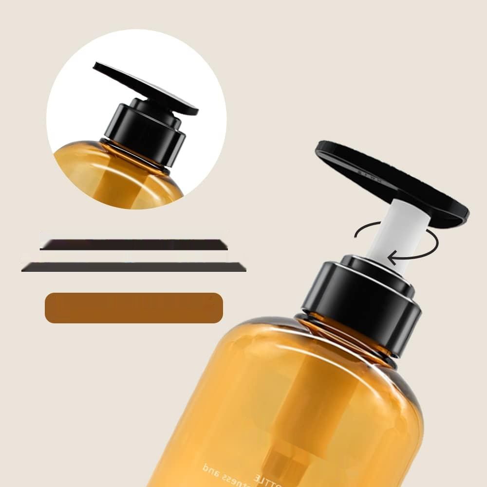 Dozownik do szamponu i odżywki, zestaw 3 sztuk, plastikowy dozownik.