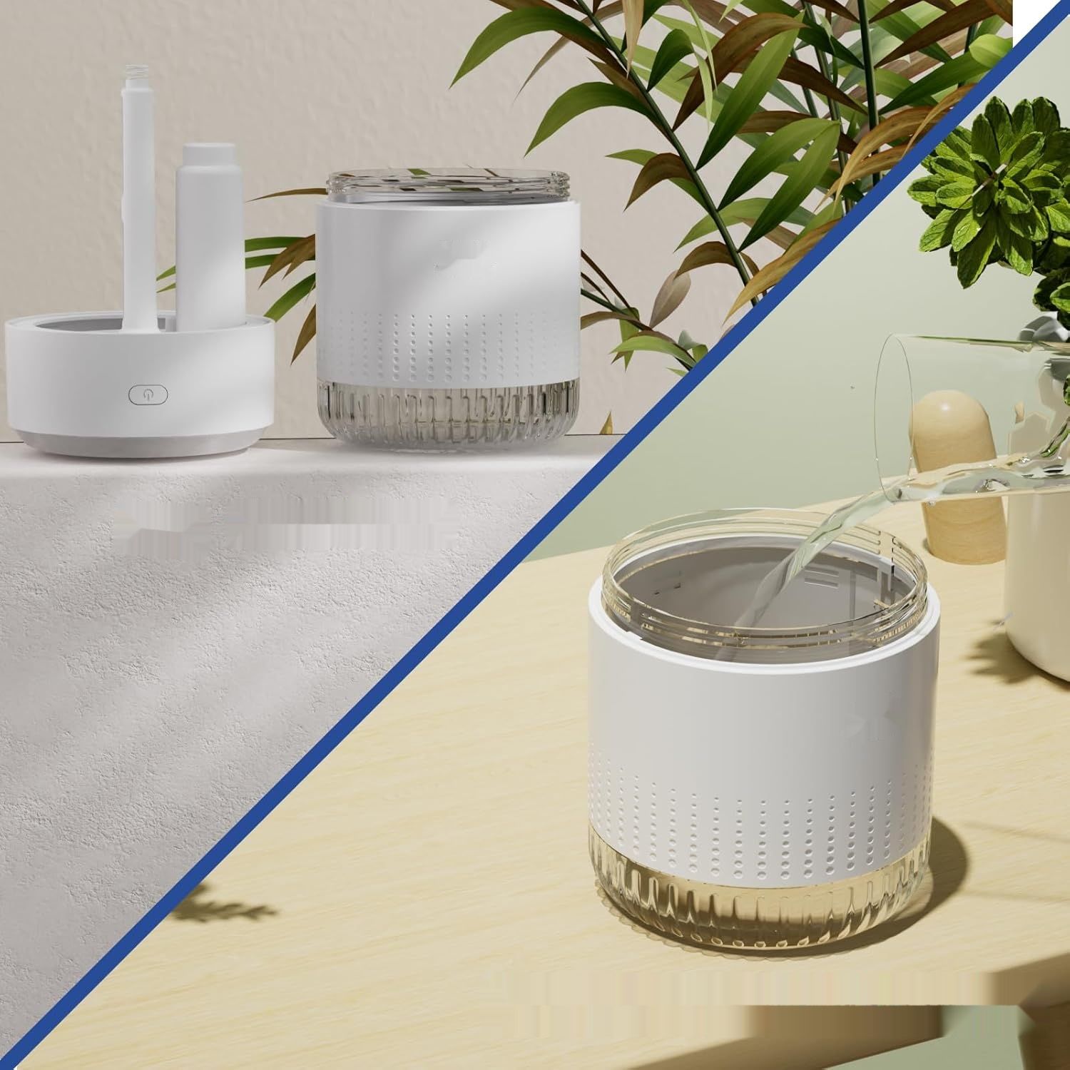 SZO Nawilżacz Mini  wewnętrzny z oświetleniem LED