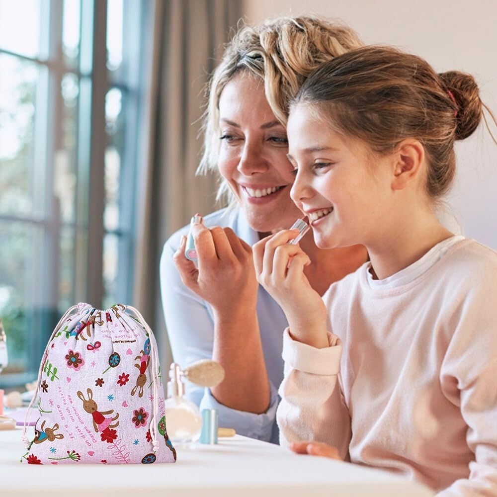 Heiqlay Woreczki z Tkaniny, 9 Woreczków z Tkaniny ze Sznurkiem