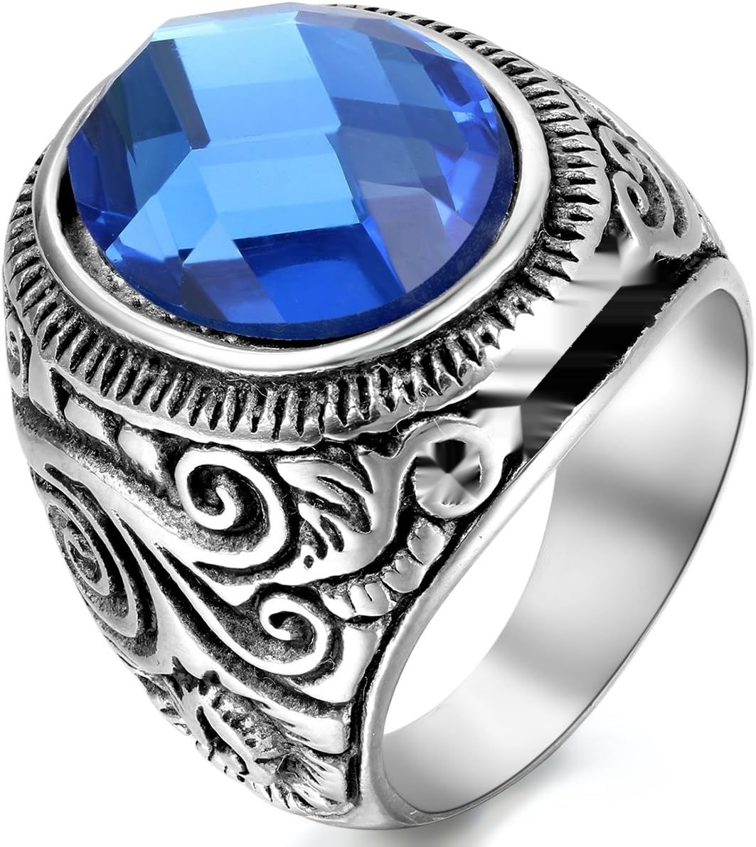 Fantazyjny Pierścionek Kwiatowe Paski Ze Stali Nierdzewnej