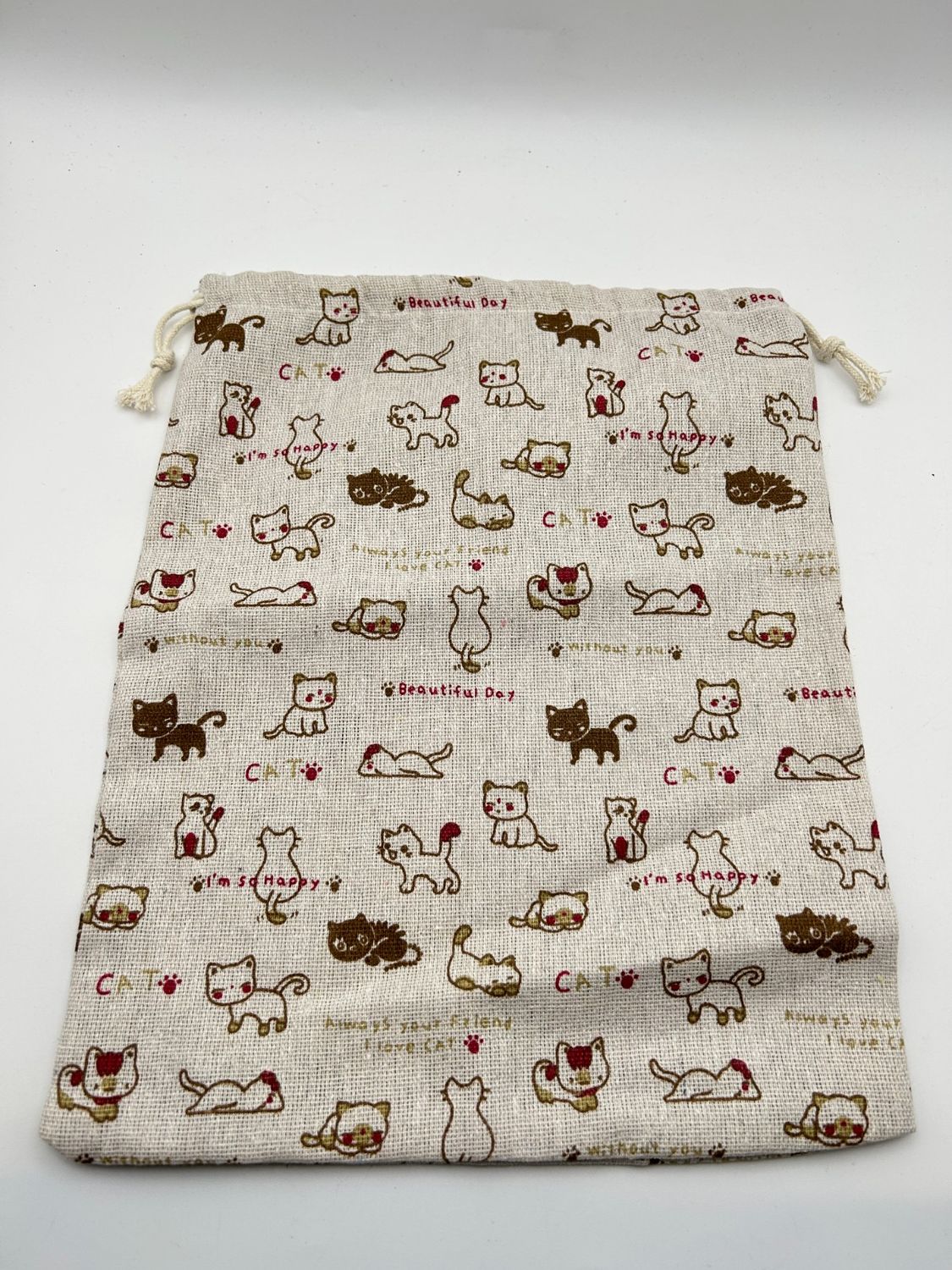 Heiqlay Woreczki z Tkaniny, 9 Woreczków z Tkaniny ze Sznurkiem