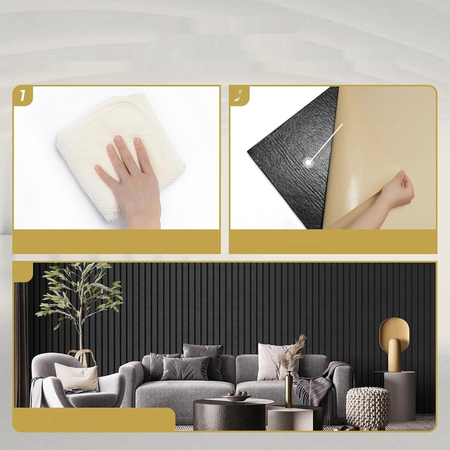 TONOR Zestaw 8 paneli piankowych do izolacji akustycznej, 120 x 60 x 1,8 cm