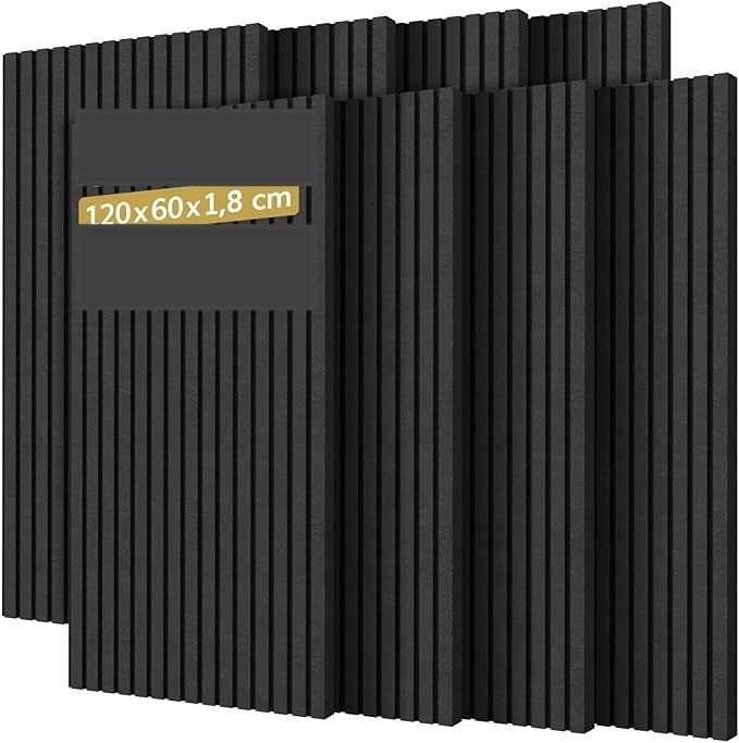 TONOR Zestaw 8 paneli piankowych do izolacji akustycznej, 120 x 60 x 1,8 cm
