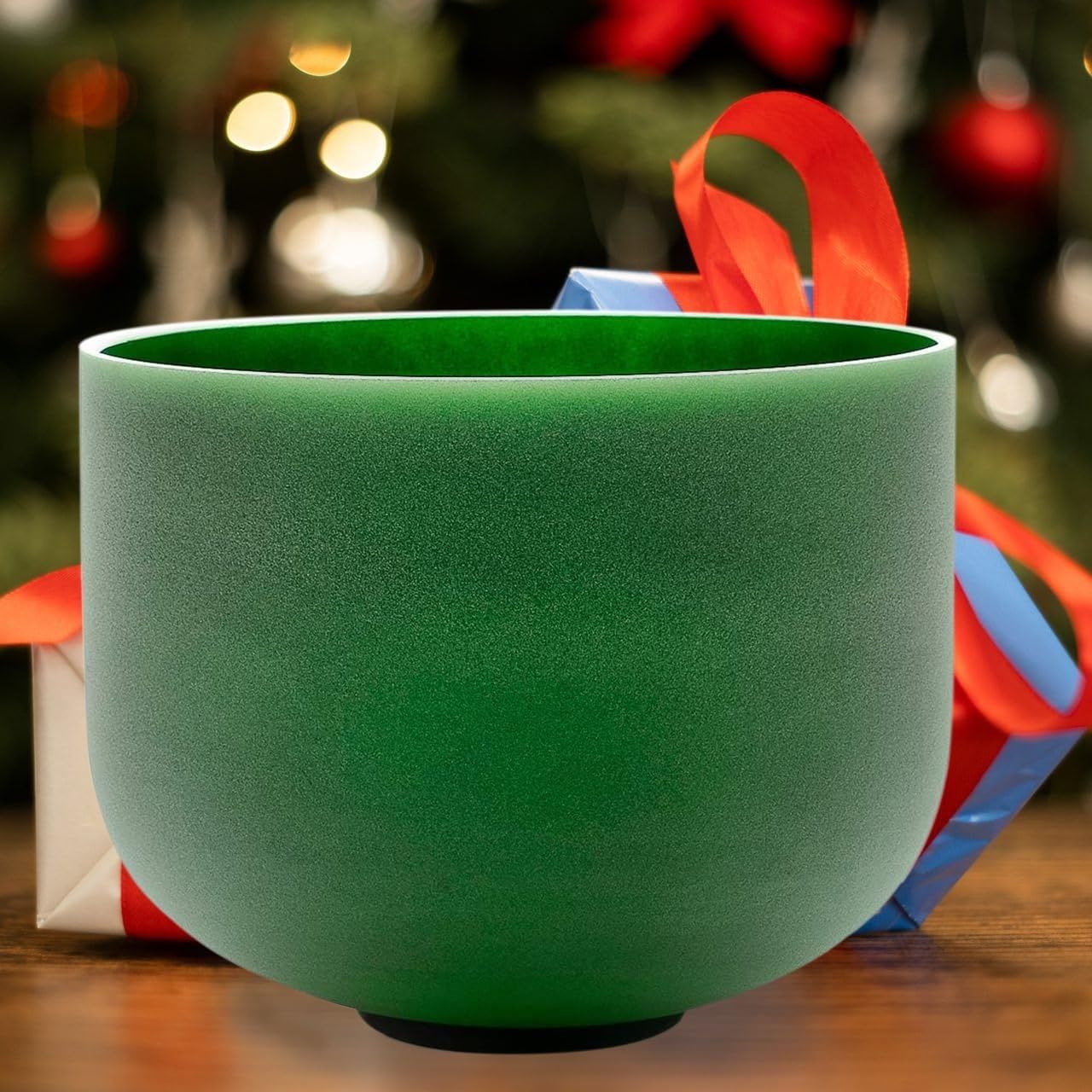 KVKA 25 cm Miski Śpiewające, 432 Hz, 10-calowa Zielona Czakra Miska