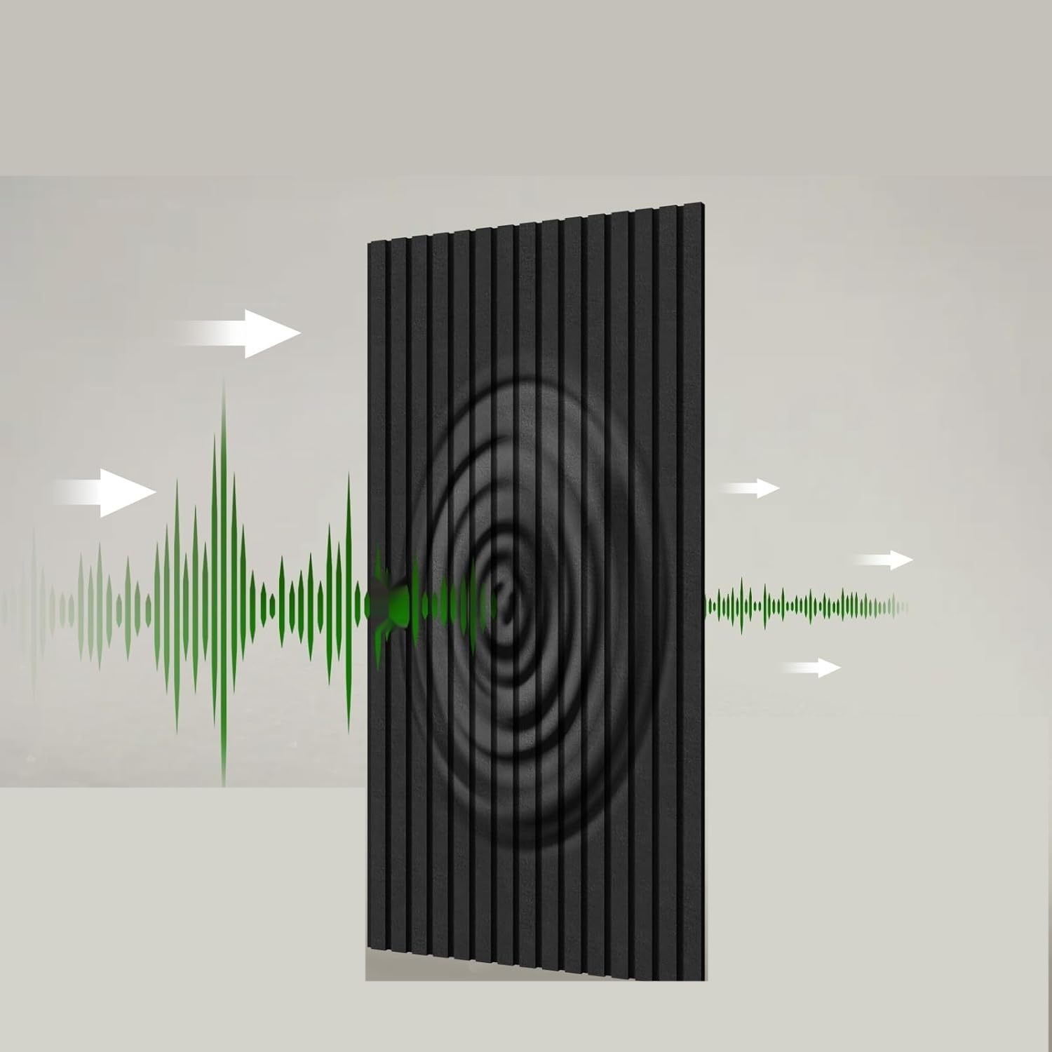 TONOR Zestaw 8 paneli piankowych do izolacji akustycznej, 120 x 60 x 1,8 cm