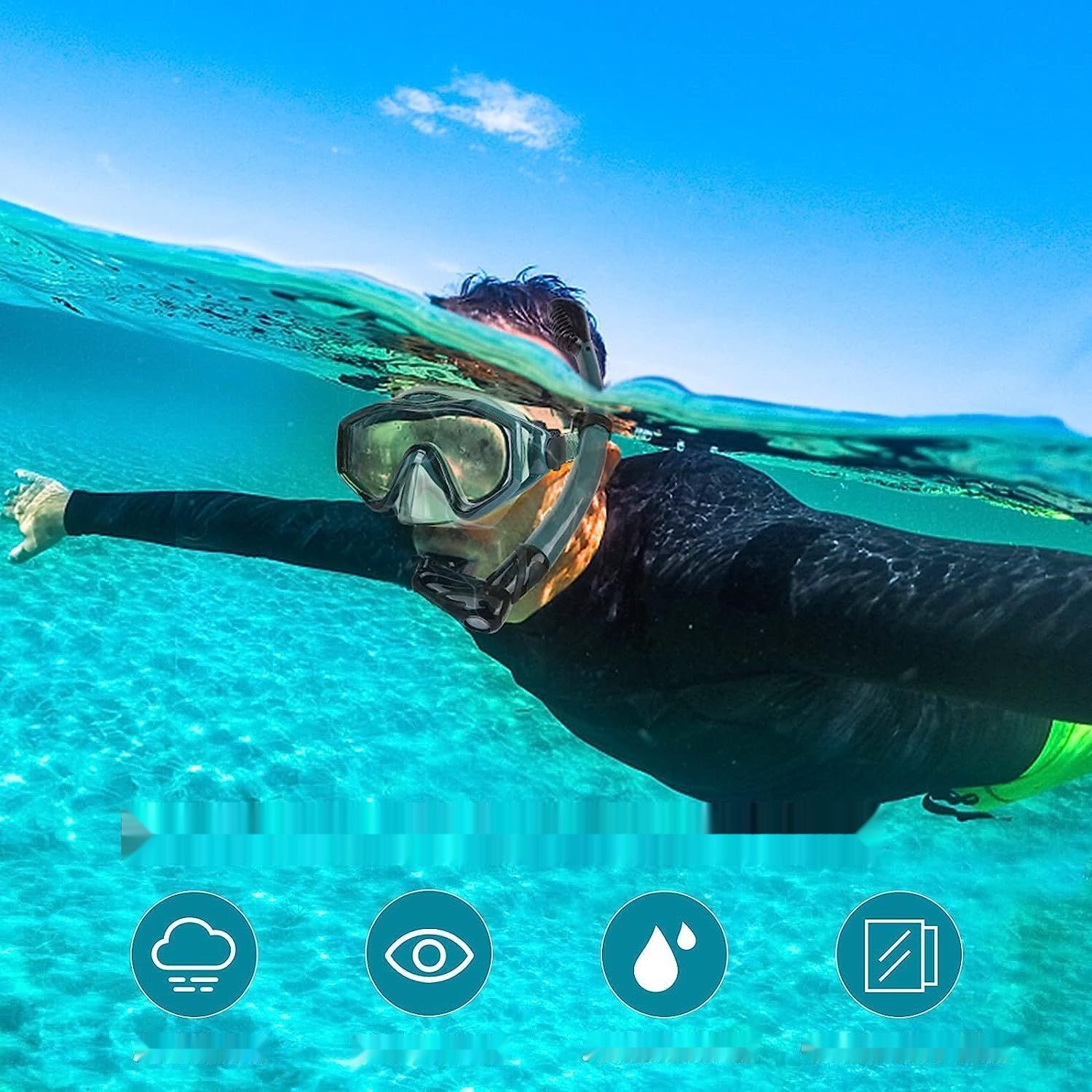 Zestaw do nurkowania i snorkelingu dla dorosłych