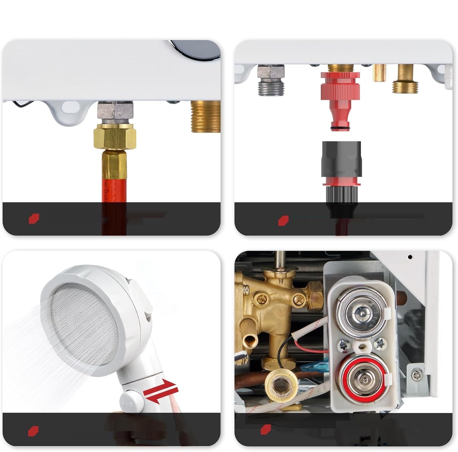 CAMPLUX BW158C Bezzbiornikowy podgrzewacz przepływowy, 6L gazowy