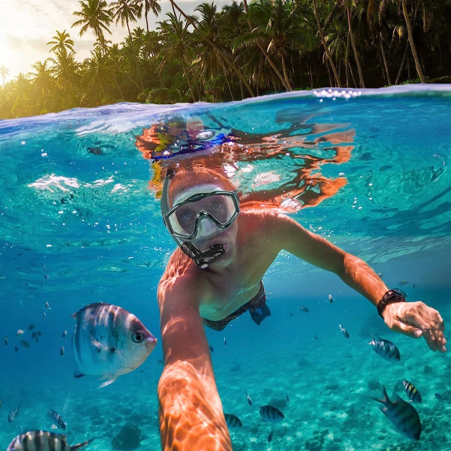 Zestaw do nurkowania i snorkelingu dla dorosłych