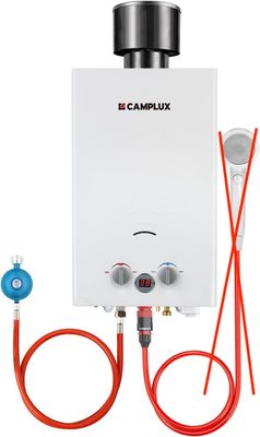 CAMPLUX BW264C-DE Gazowy Podgrzewacz Przepływowy 10 Litrów, 20 kW