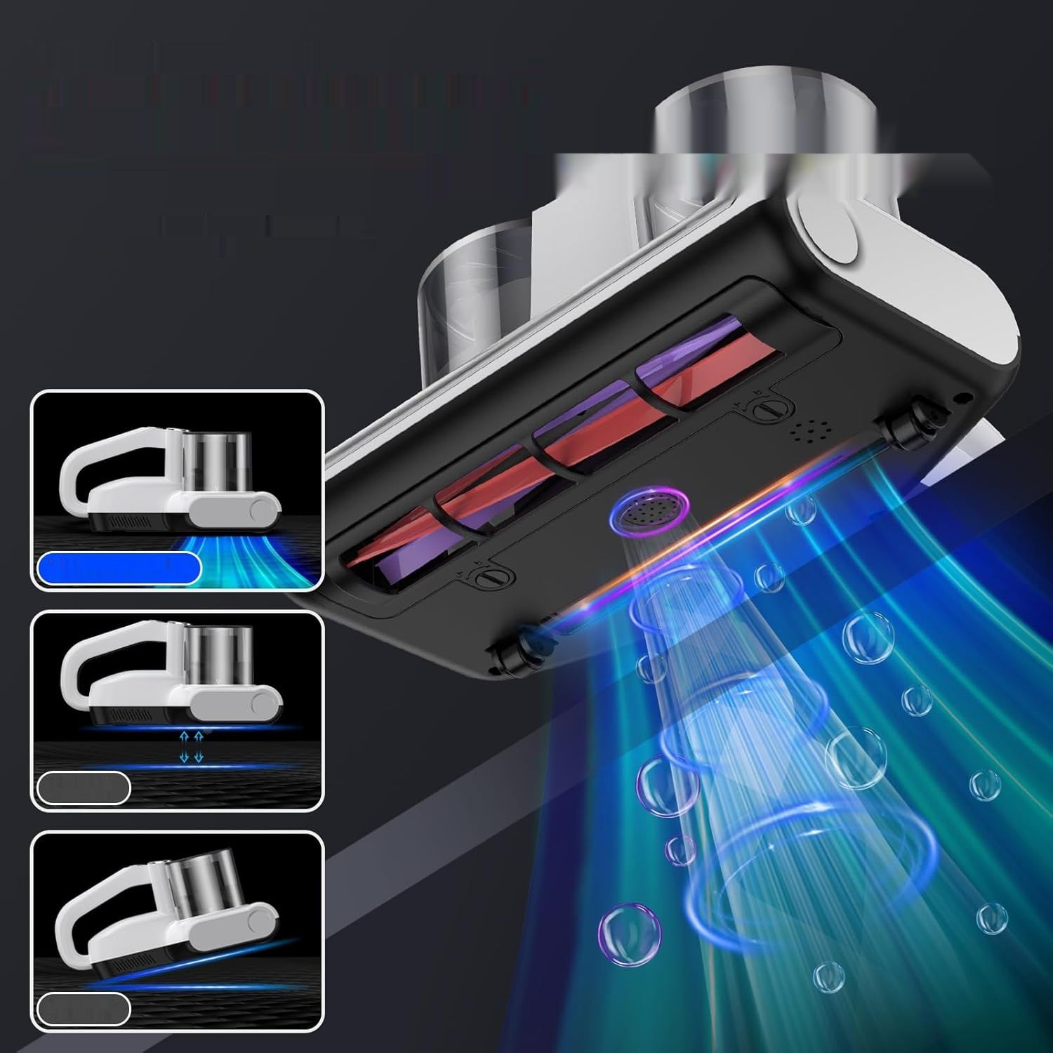 YUFAC Odkurzacz do Materacy, 16Kpa, 500W, z lampą UV, Przewodowy, Biały