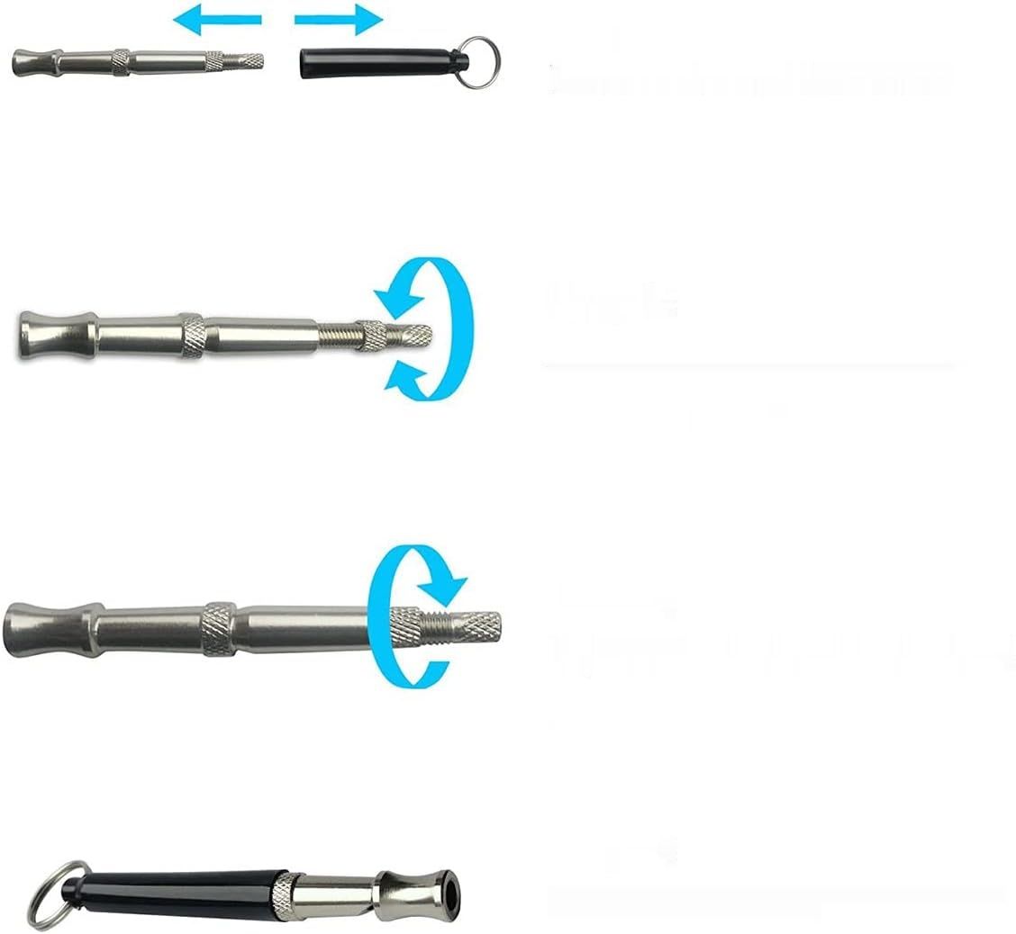 SEGMINISMART Zestaw 2 gwizdków ultradźwiękowych dla psów