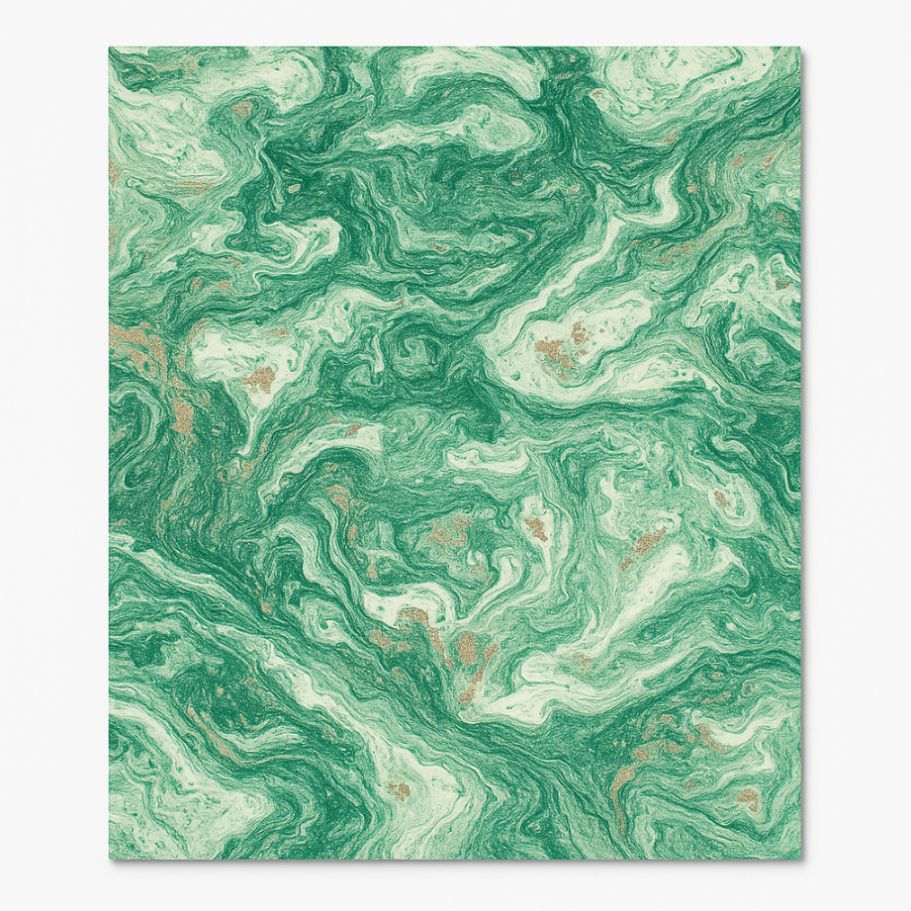 Nowoczesne Dywany do Salonu 80 x 150 cm Zielony